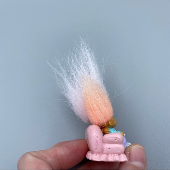 Russ Miniature Troll Doll Grandma & me Reading a Book 2” Family Gift Collectable - Picture 4 of 6